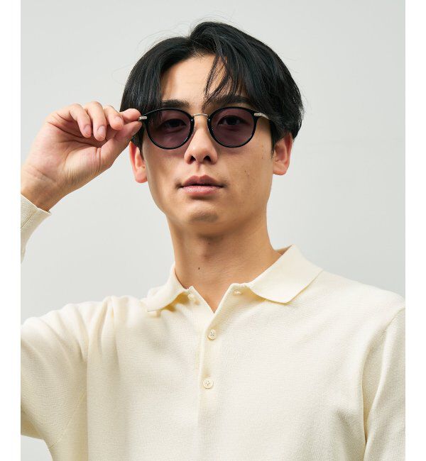  「ボストン型 調光サングラス｜UNITED ARROWS ﾚﾝｽﾞの色が変わる UVカット 紫外線対策 ユナイテッドアローズ」|サングラス|