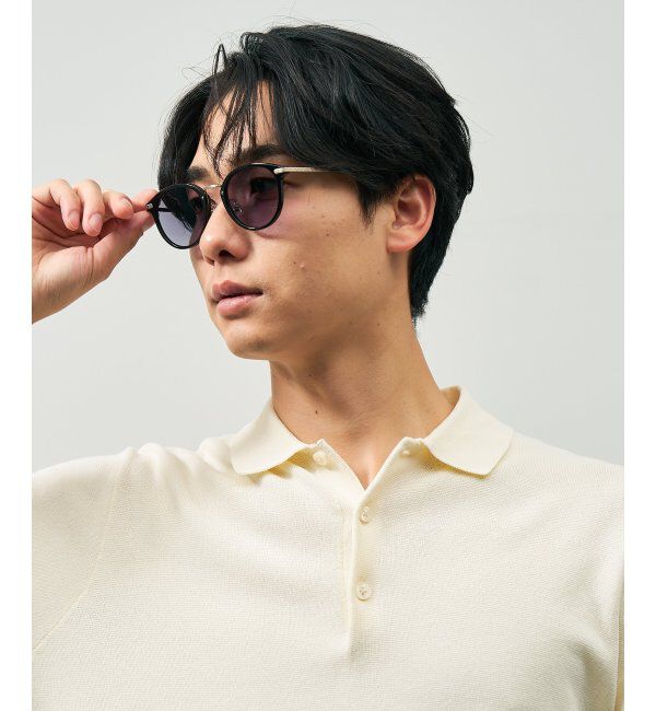  「ボストン型 調光サングラス｜UNITED ARROWS ﾚﾝｽﾞの色が変わる UVカット 紫外線対策 ユナイテッドアローズ」|サングラス|