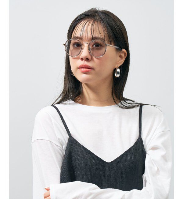  「Zoff｜UNITED ARROWS サングラス ユナイテッドアローズ｜カラーレンズ｜異素材｜UVカット 紫外線対策」|サングラス|