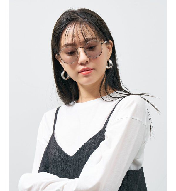  「Zoff｜UNITED ARROWS サングラス ユナイテッドアローズ｜カラーレンズ｜異素材｜UVカット 紫外線対策」|サングラス|