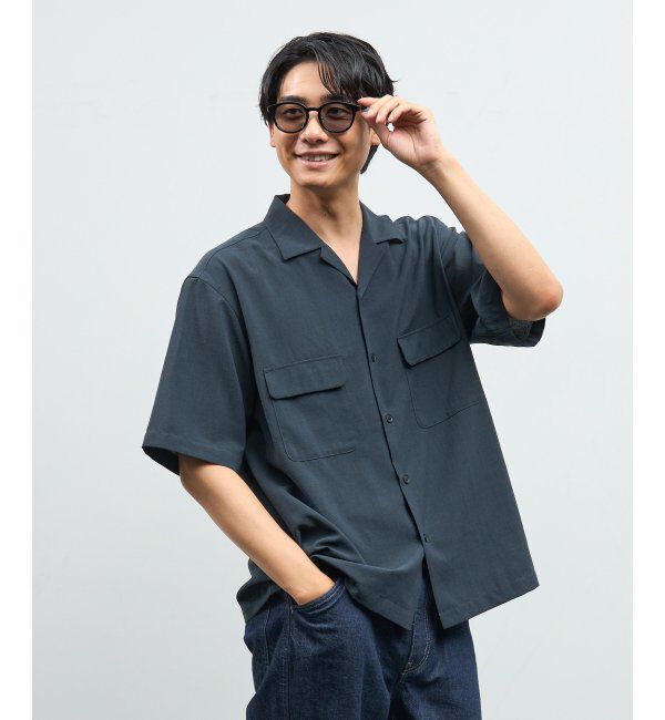  「Zoff｜UNITED ARROWS ボストン型｜サングラス ユナイテッドアローズ｜カラーレンズ｜黒縁 ｜UVカット」|サングラス|