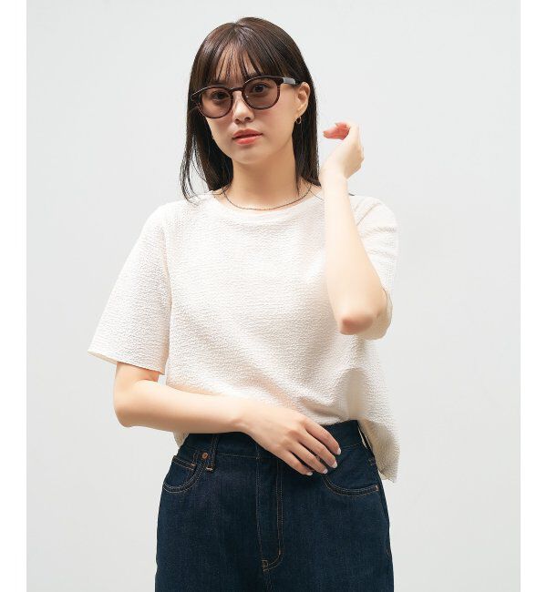  「Zoff｜UNITED ARROWS ボストン型｜サングラス ユナイテッドアローズ｜カラーレンズ｜黒縁 ｜UVカット」|サングラス|