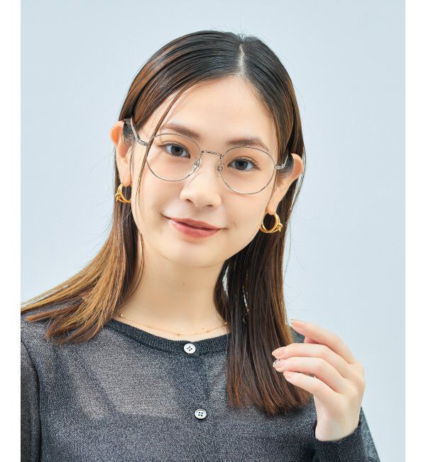  「Zoff｜UNITED ARROWS メガネ | [Casual] 伊達メガネ 度付き ユナイテッドアローズ   レンズ交換券付」|メガネ|ブラウン