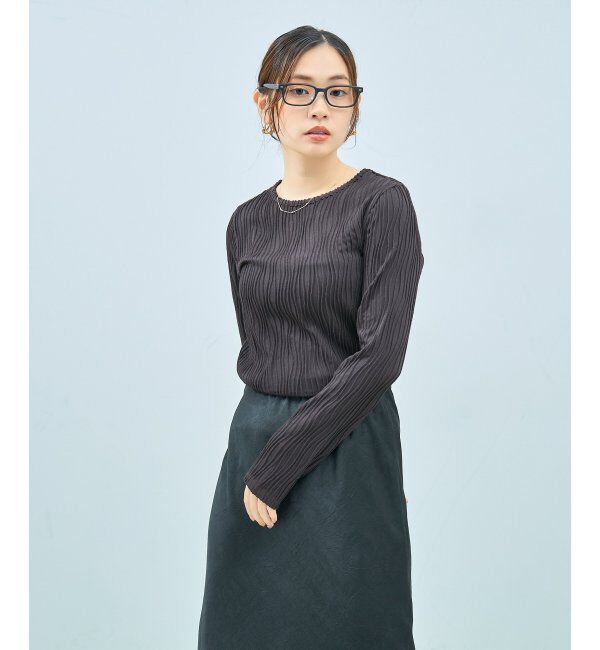  「Zoff｜UNITED ARROWS メガネ | [Stylish] 横長 伊達メガネ 度付き ユナイテッドアローズ   レンズ交換券付」|メガネ|