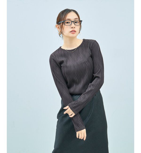  「Zoff｜UNITED ARROWS メガネ | [Stylish] 横長 伊達メガネ 度付き ユナイテッドアローズ   レンズ交換券付」|メガネ|