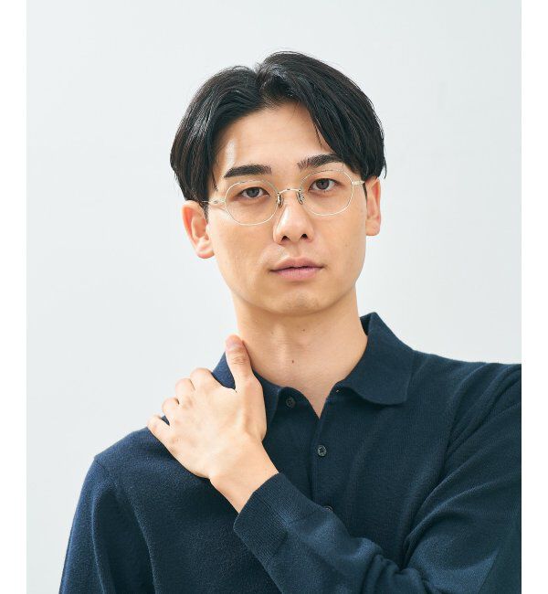  「Zoff｜UNITED ARROWS メガネ | [Stylish] チタン 伊達メガネ ユナイテッドアローズ   レンズ交換券付」|メガネ|