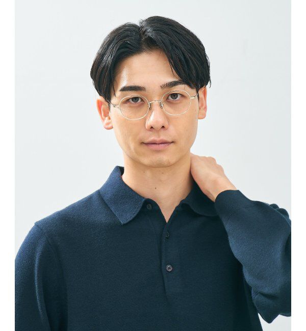  「Zoff｜UNITED ARROWS メガネ | [Stylish] チタン 伊達メガネ ユナイテッドアローズ   レンズ交換券付」|メガネ|