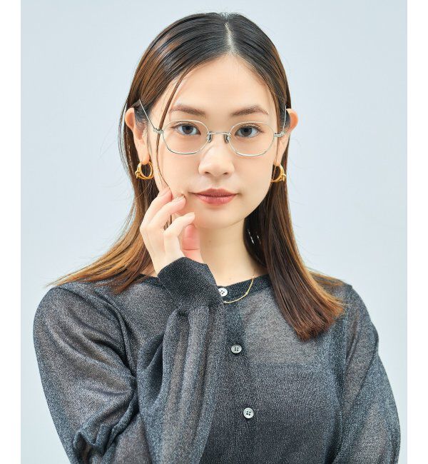  「Zoff｜UNITED ARROWS メガネ | [Stylish] チタン 伊達メガネ ユナイテッドアローズ   レンズ交換券付」|メガネ|