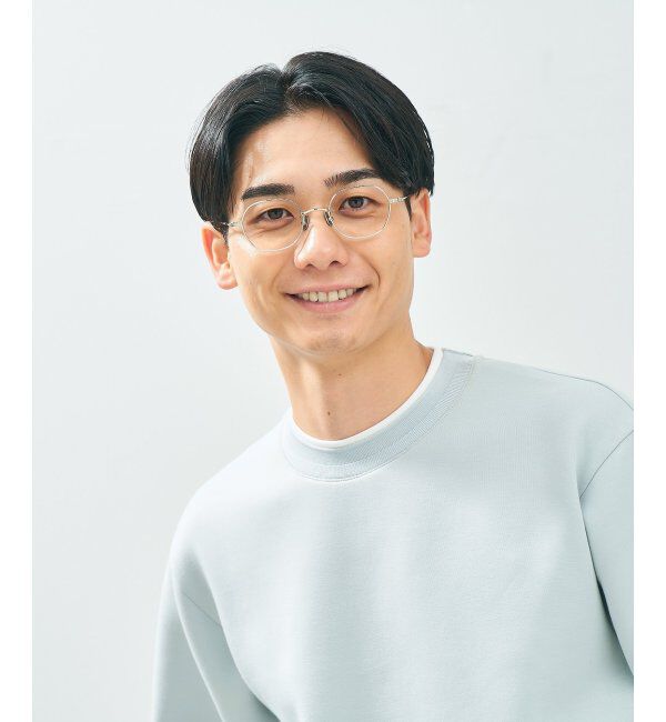  「Zoff｜UNITED ARROWS メガネ | [Stylish] チタン 伊達メガネ ユナイテッドアローズ   レンズ交換券付」|メガネ|