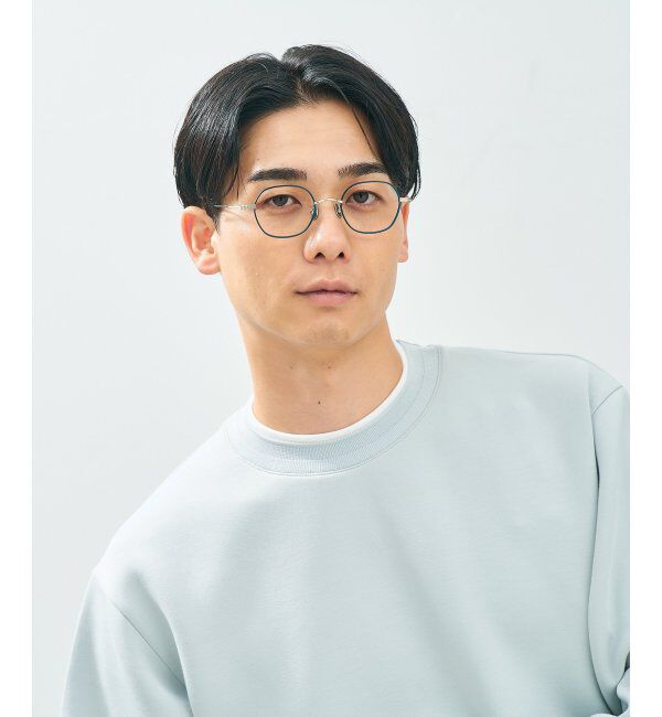  「Zoff｜UNITED ARROWS メガネ | [Stylish] チタン 伊達メガネ ユナイテッドアローズ   レンズ交換券付」|メガネ|