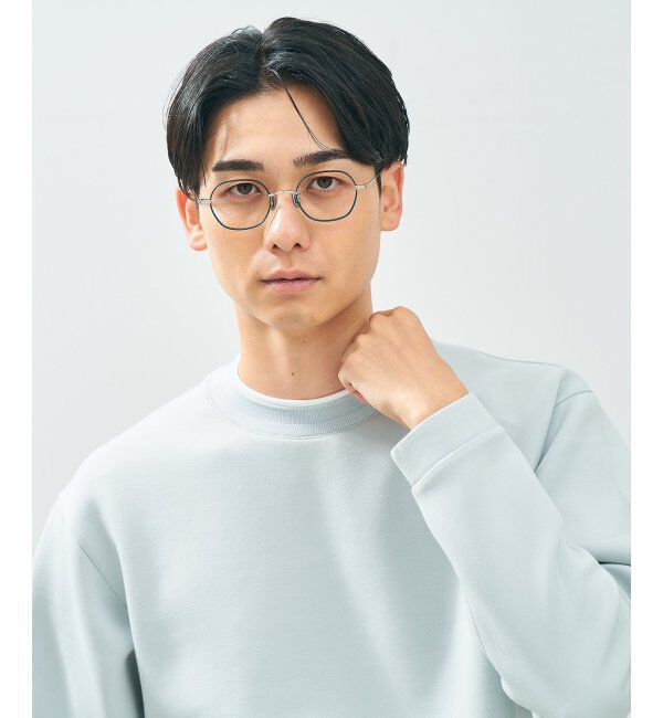  「Zoff｜UNITED ARROWS メガネ | [Stylish] チタン 伊達メガネ ユナイテッドアローズ   レンズ交換券付」|メガネ|