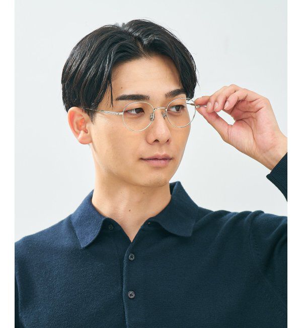  「Zoff｜UNITED ARROWS メガネ | [Stylish] チタン 伊達メガネ ユナイテッドアローズ   レンズ交換券付」|メガネ|