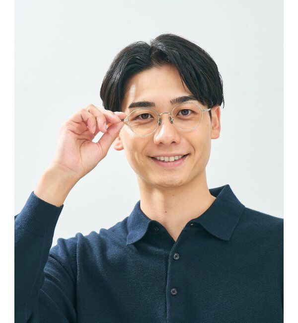  「Zoff｜UNITED ARROWS メガネ | [Stylish] チタン 伊達メガネ ユナイテッドアローズ   レンズ交換券付」|メガネ|