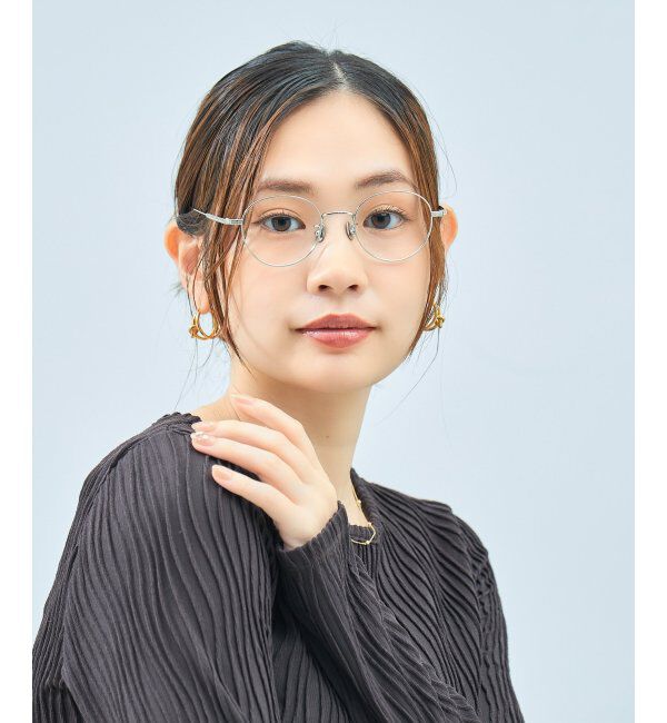  「Zoff｜UNITED ARROWS メガネ | [Stylish] チタン 伊達メガネ ユナイテッドアローズ   レンズ交換券付」|メガネ|