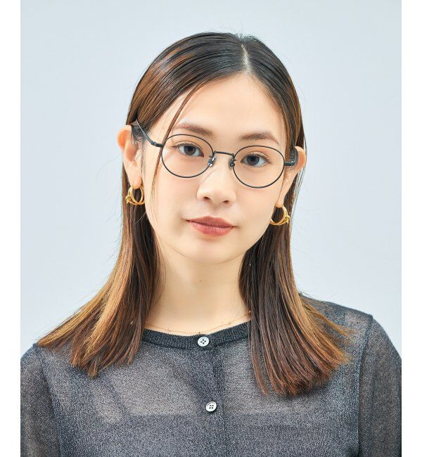  「Zoff｜UNITED ARROWS メガネ | [Stylish] チタン 伊達メガネ ユナイテッドアローズ   レンズ交換券付」|メガネ|