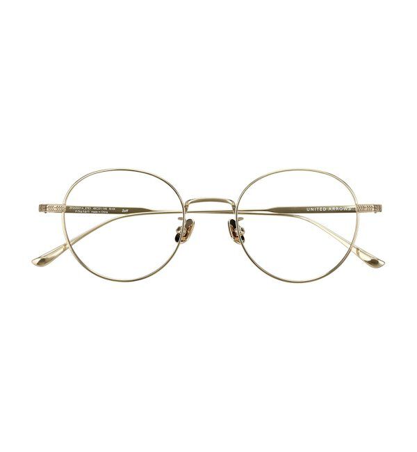  「Zoff｜UNITED ARROWS メガネ | [Stylish] チタン 伊達メガネ ユナイテッドアローズ   レンズ交換券付」|メガネ|