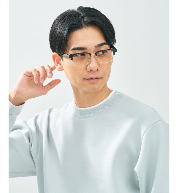  「Zoff｜UNITED ARROWS メガネ | [Stylish] 伊達メガネ 度付き ユナイテッドアローズ   レンズ交換券付」|メガネ|