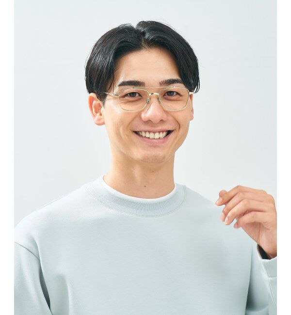  「Zoff｜UNITED ARROWS メガネ | [Luxe] 伊達メガネ 度付き ユナイテッドアローズ   レンズ交換券付」|メガネ|