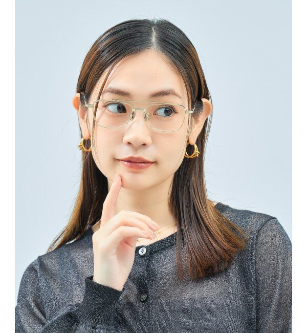  「Zoff｜UNITED ARROWS メガネ | [Luxe] 伊達メガネ 度付き ユナイテッドアローズ   レンズ交換券付」|メガネ|