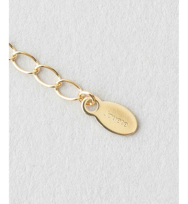 Jouete「K10YG ダイヤモンド ステーション ブレスレット」|ブレスレット・バングル|