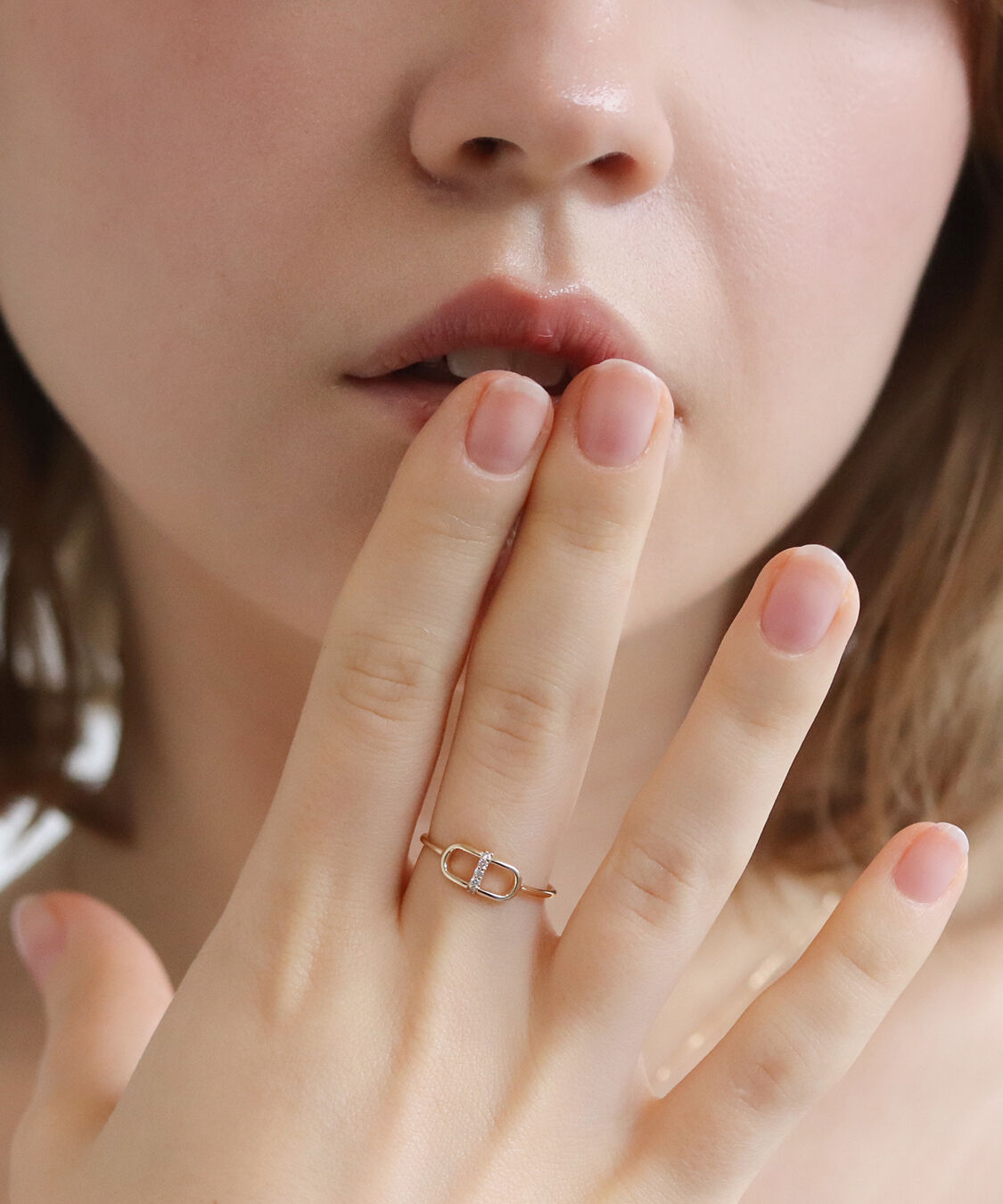  「ダイヤモンド リング  | K10YG〈ミラ〉」|リング|