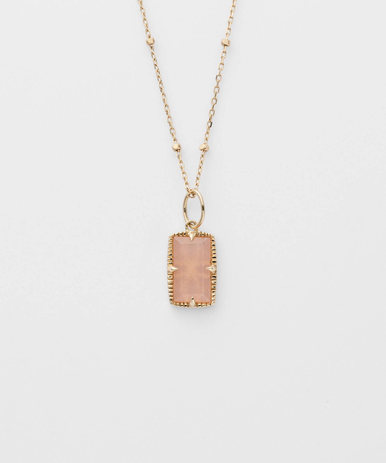 agete「K10ムーンストーンチャーム」|その他|