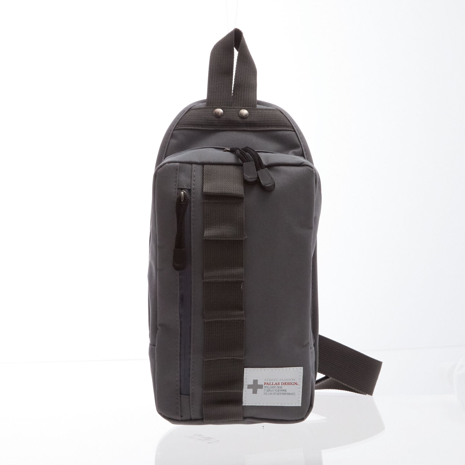 BACKYARD FAMILY「ボディバッグ パラスデザイン PALLAS DESIGN ワンショルダーバッグ ボディーバッグ」|ショルダー・メッセンジャー|グレー1