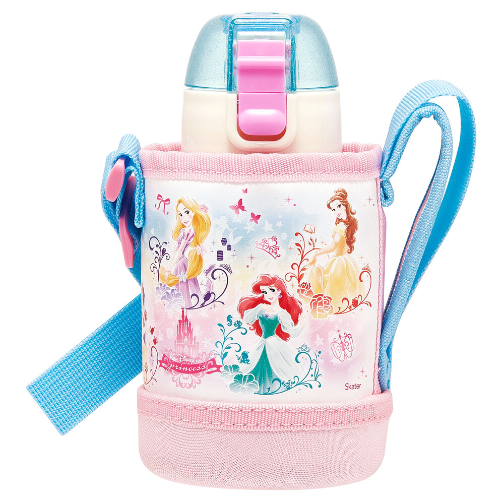 BACKYARD FAMILY「スケーター 水筒 キッズ ワンタッチ 400ml 通販 ステンレスボトル カバー 保冷 ステンレス」|食器・キッチングッズ|ピンク2