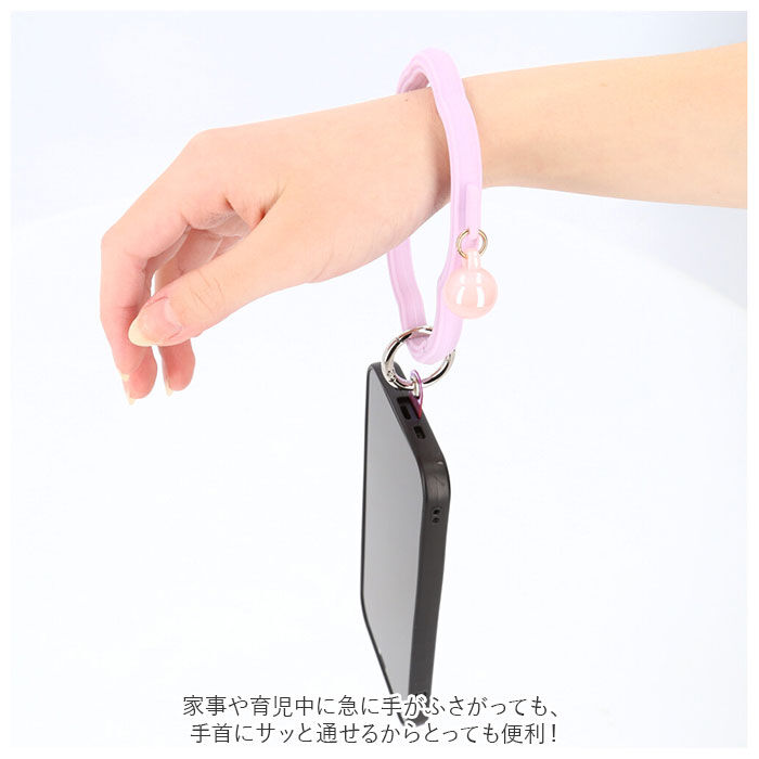 BACKYARD FAMILY「スマホリング ストラップ 通販 スマホストラップ はさむ 携帯ストラップ シリコン リング」|その他|