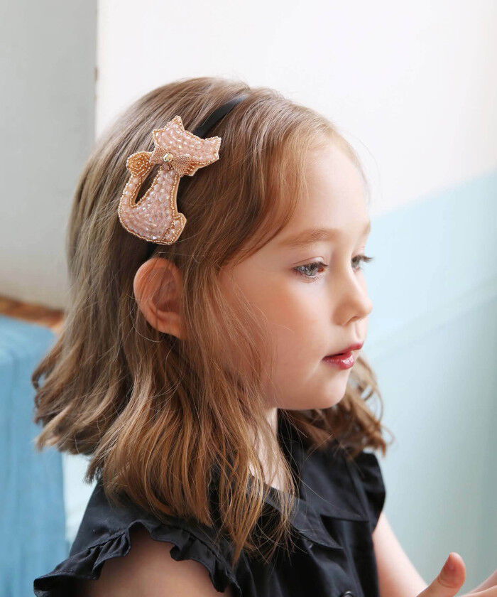 BACKYARD FAMILY「Rora カチューシャ 通販 キラキラ ネコ 68112302 髪飾り ヘッドドレス 子供 女の子」|その他|