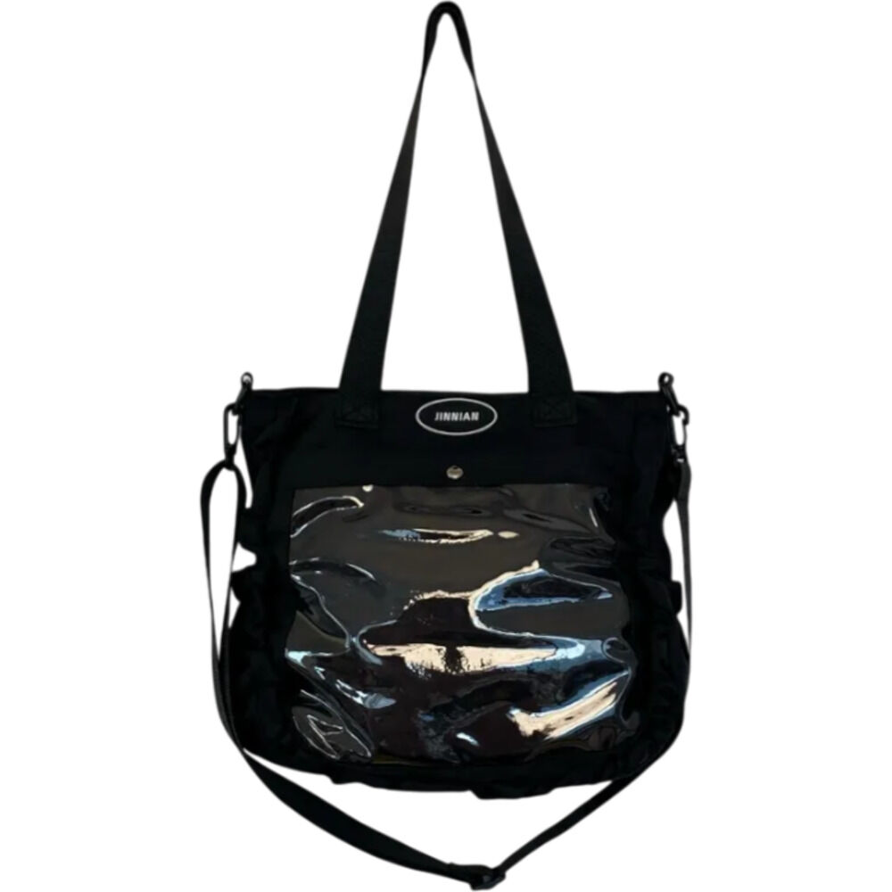 BACKYARD FAMILY「ショルダー 推しバッグ 痛バッグ 大容量 かわいい 通販 痛ショルダー ショルダーバック」|ショルダー・メッセンジャー|ブラック1