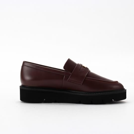 銀座かねまつ「AF255193STEDBR 【本革】【PREMIERE PORTE】コインローファー」|モカシン|