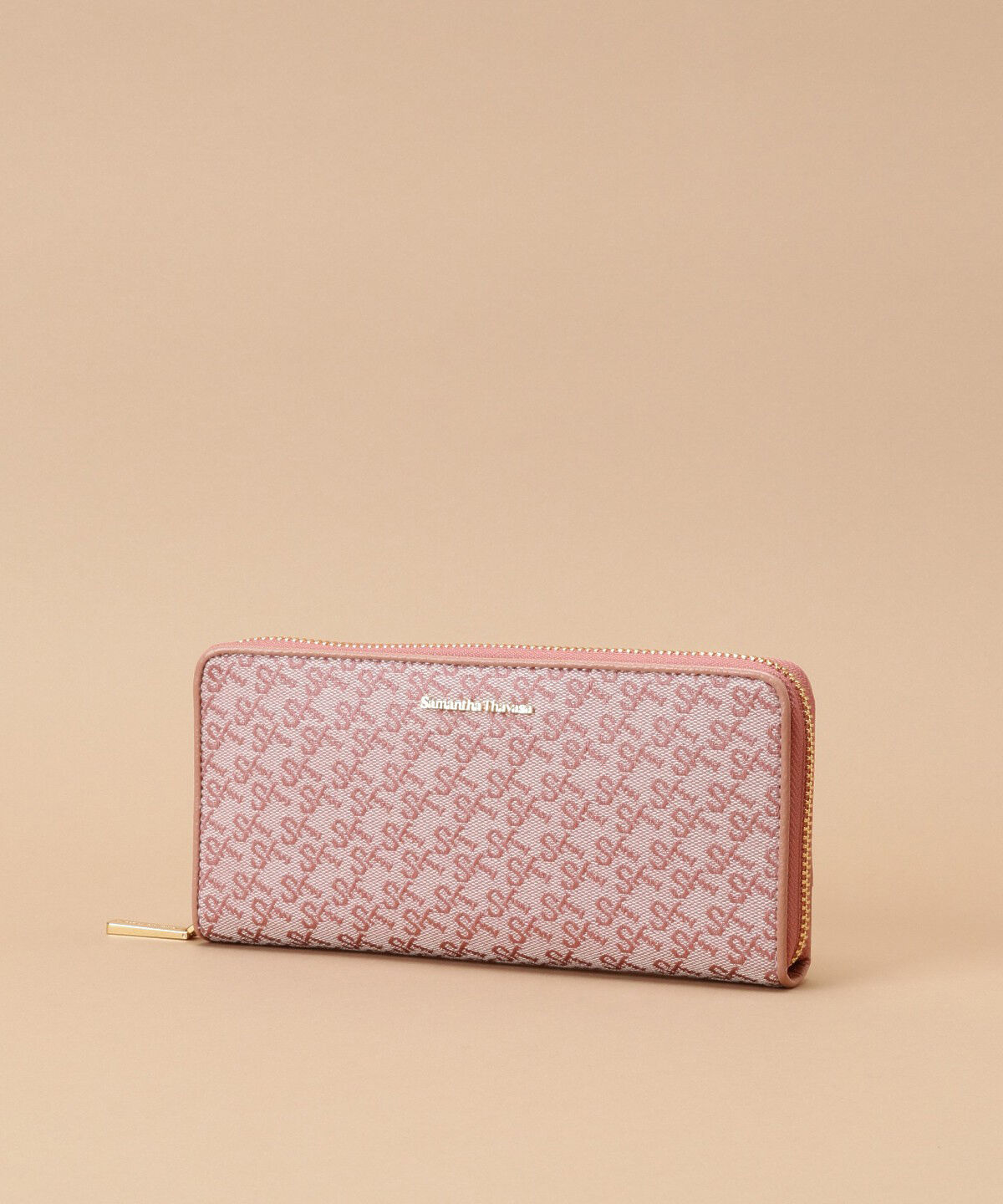 Samantha Thavasa「ST Jacquard ラウンド長財布」|財布|