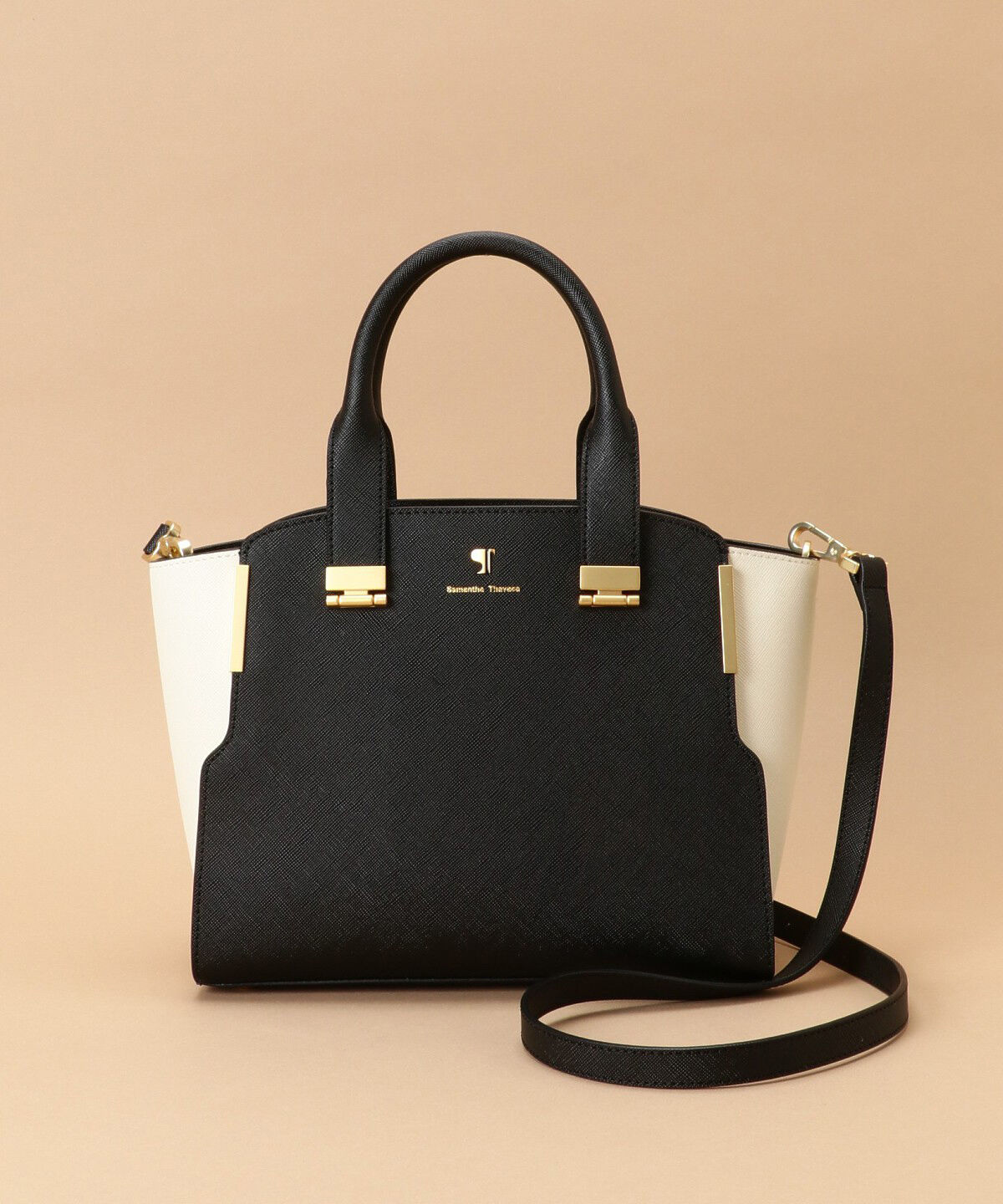 Samantha Thavasa「Pomme d'espoir ポムディスポワール バイカラーハンドルバッグ」|ハンドバッグ|