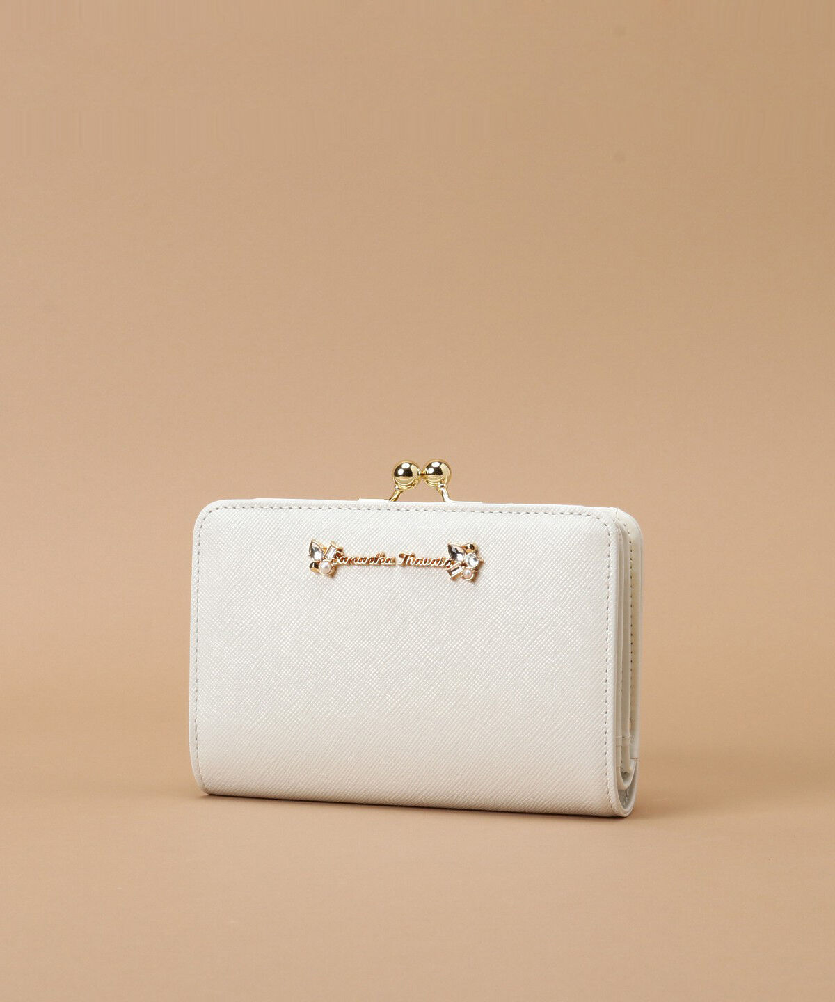 Samantha Thavasa「ラメレザービジュー 口金折財布」|財布|