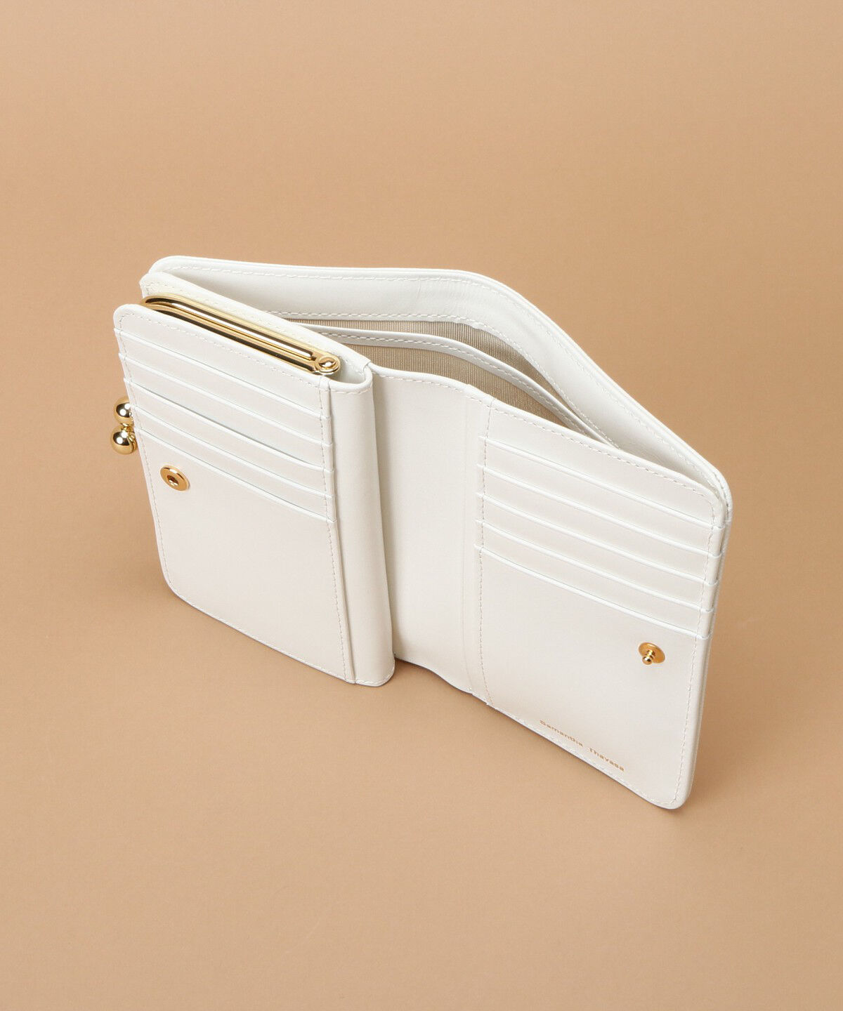 Samantha Thavasa「ラメレザービジュー 口金折財布」|財布|