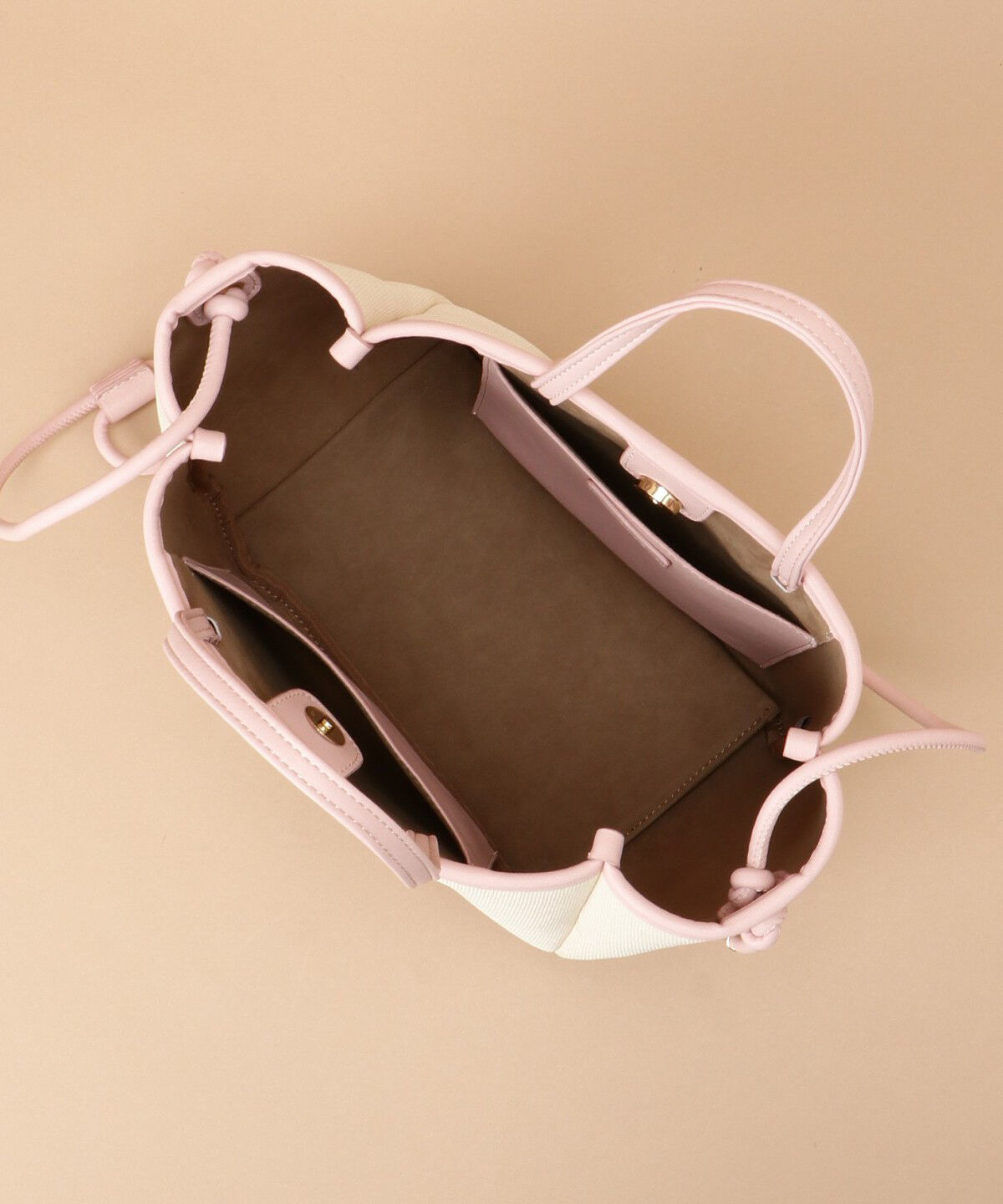 Samantha Thavasa「キャンバスデザイン 合皮トートバッグ 小サイズ」|トートバッグ|