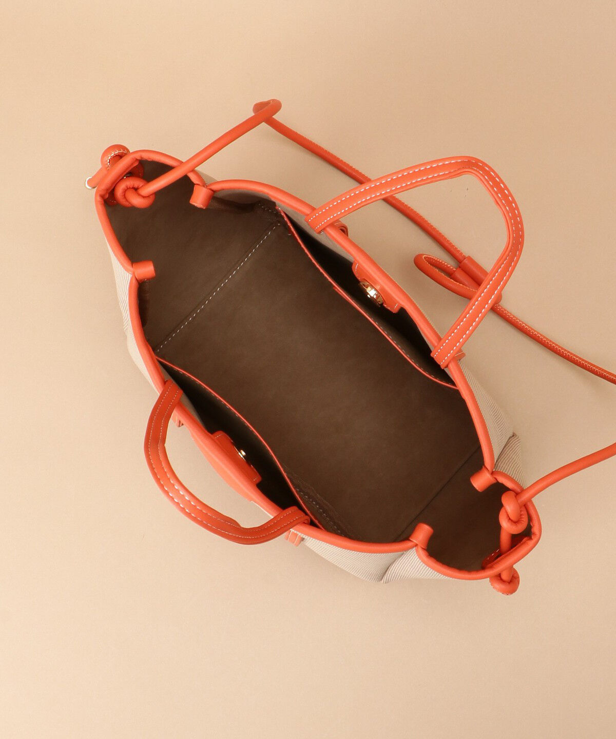 Samantha Thavasa「キャンバスデザイン 合皮トートバッグ 小サイズ」|トートバッグ|