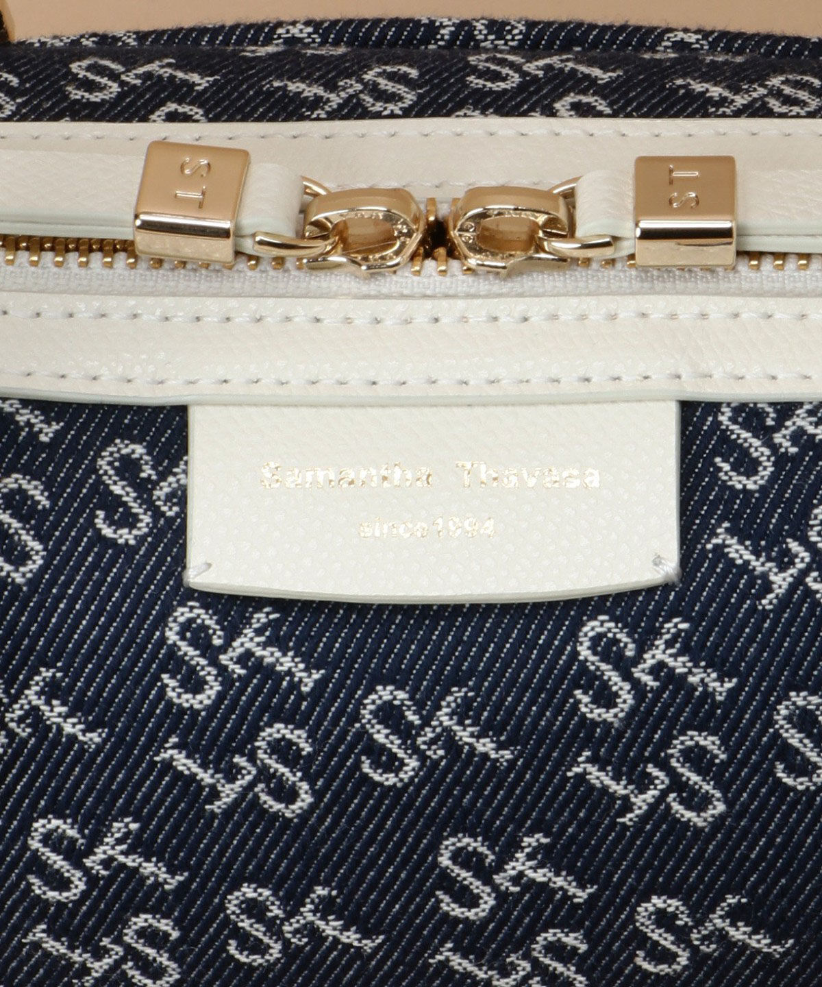 Samantha Thavasa「Denim ST Jacquard ボストンバッグ」|ボストンバッグ|