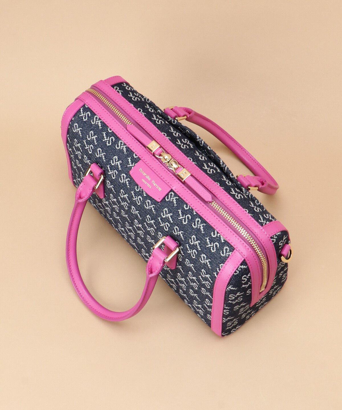 Samantha Thavasa「Denim ST Jacquard ボストンバッグ」|ボストンバッグ|