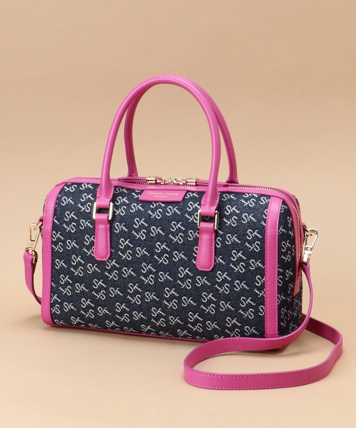 Samantha Thavasa「Denim ST Jacquard ボストンバッグ」|ボストンバッグ|