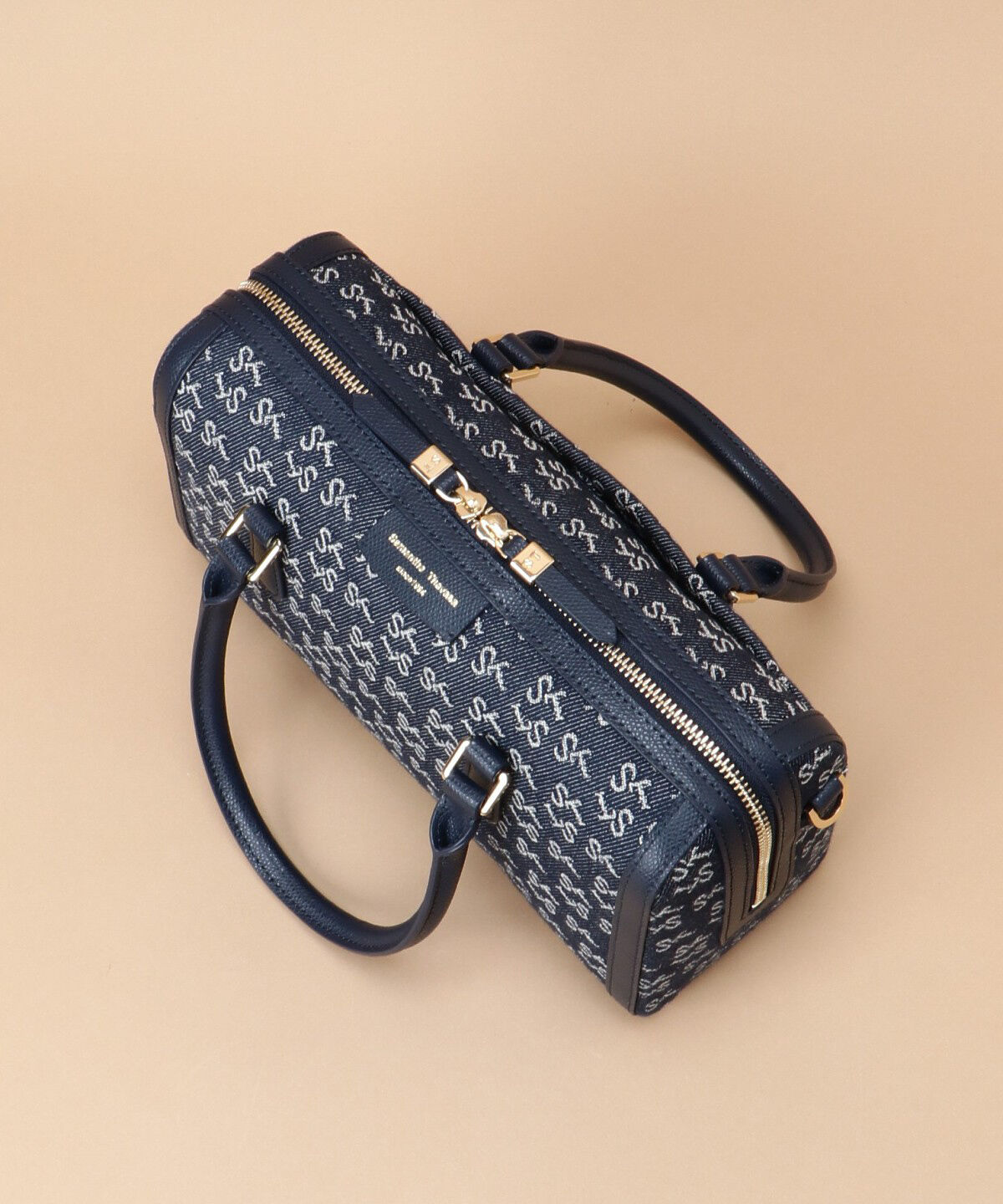 Samantha Thavasa「Denim ST Jacquard ボストンバッグ」|ボストンバッグ|