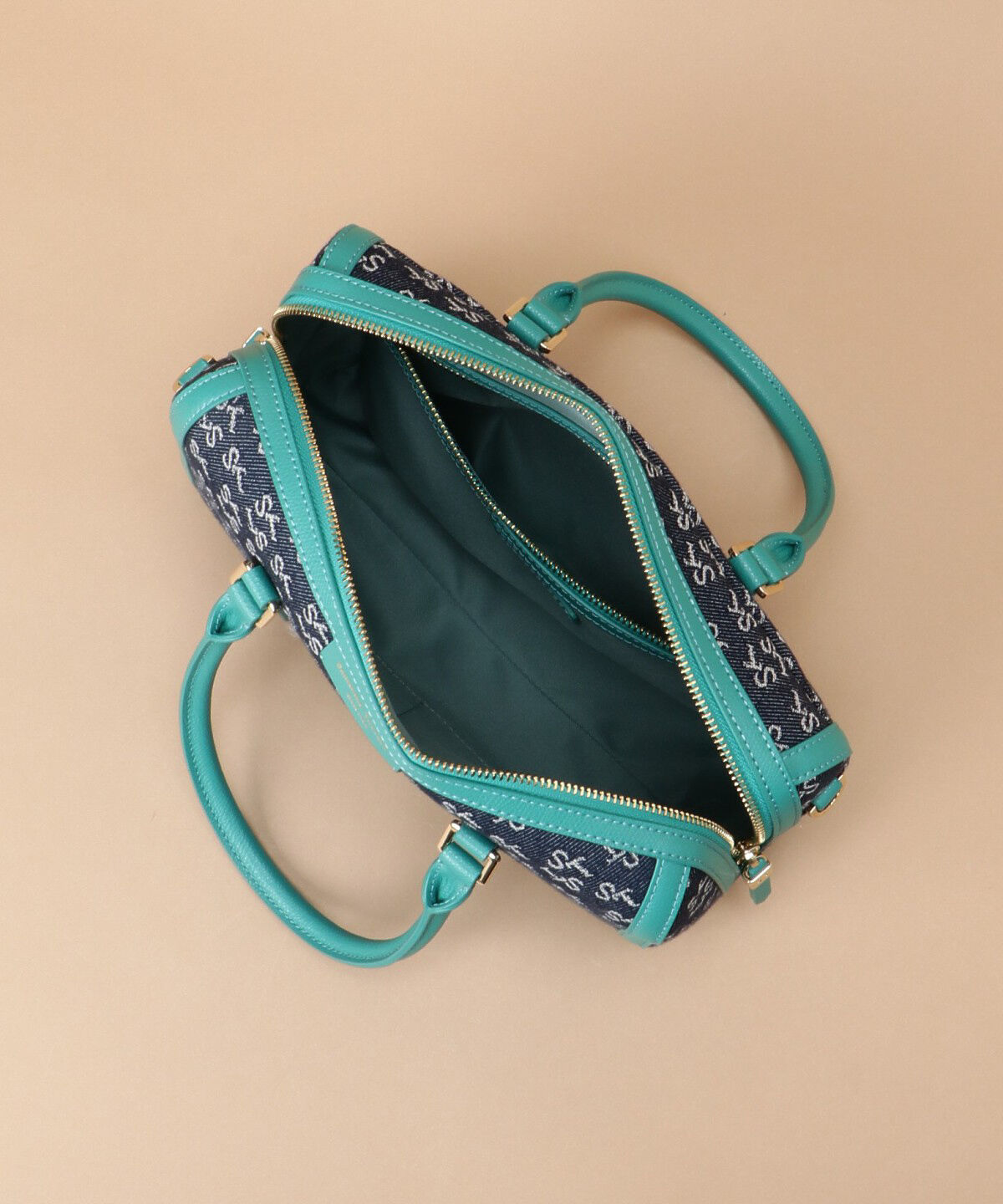 Samantha Thavasa「Denim ST Jacquard ボストンバッグ」|ボストンバッグ|