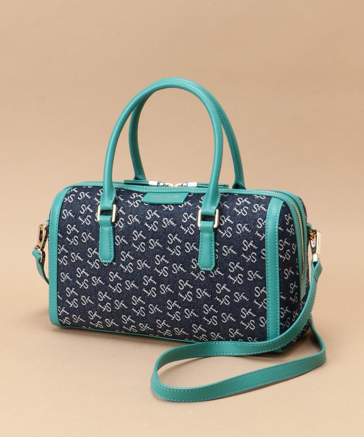 Samantha Thavasa「Denim ST Jacquard ボストンバッグ」|ボストンバッグ|