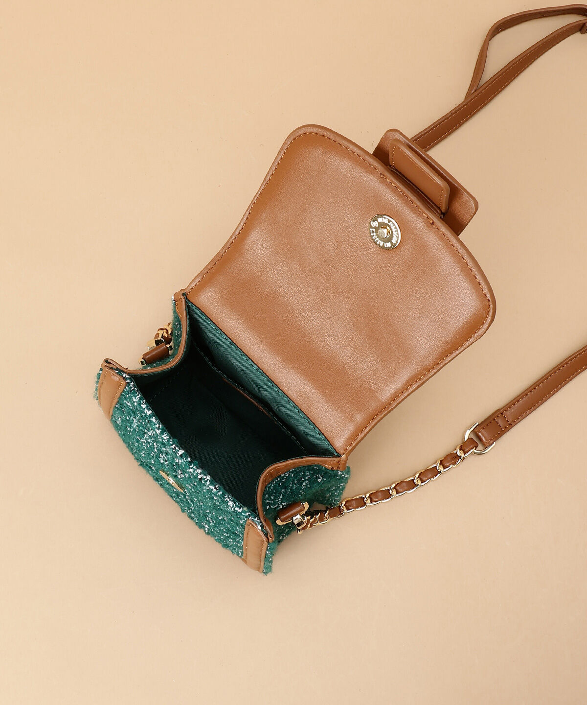 Samantha Thavasa「ツイードショルダーバッグ　縦型」|ショルダー・メッセンジャー|