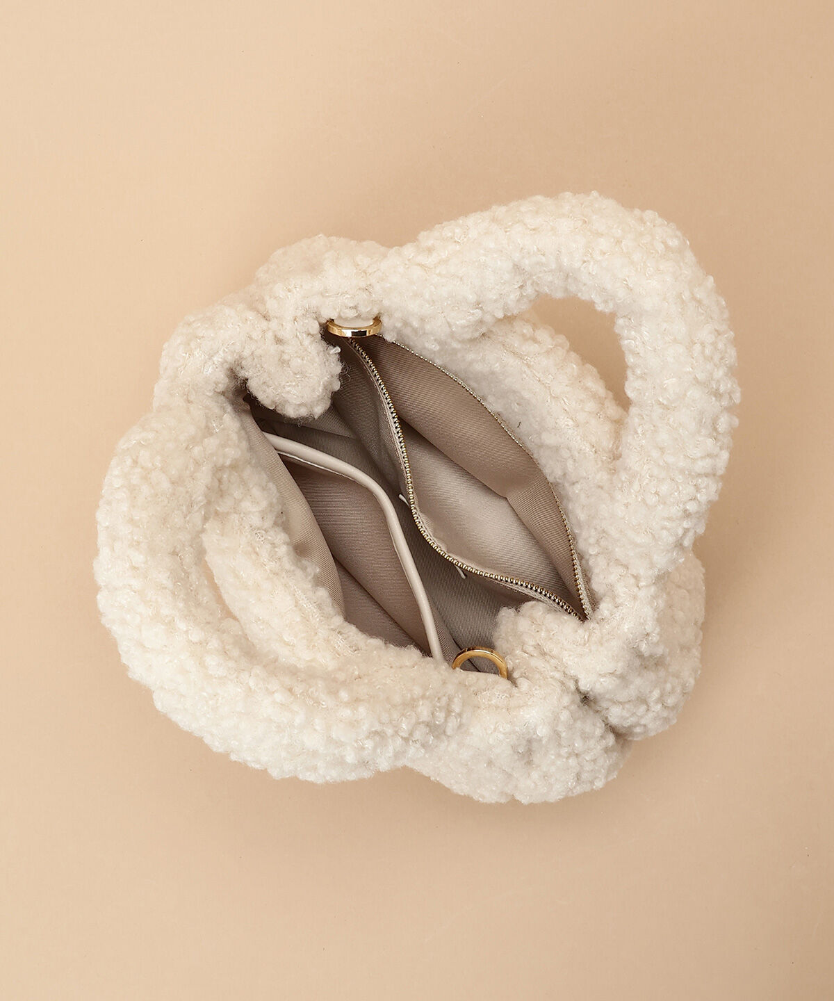 Samantha Thavasa「カールファー ミニバッグ」|ハンドバッグ|