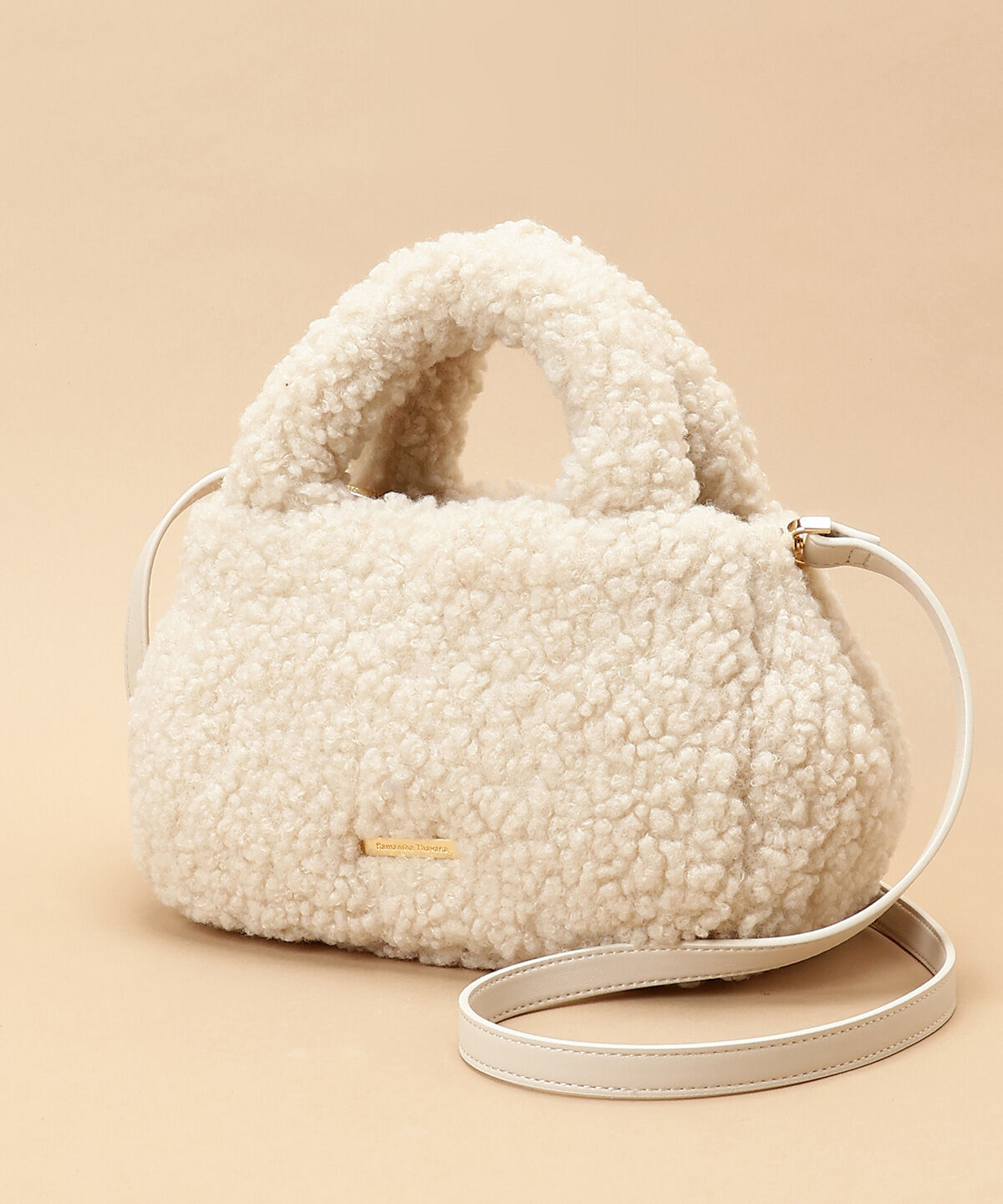 Samantha Thavasa「カールファー ミニバッグ」|ハンドバッグ|