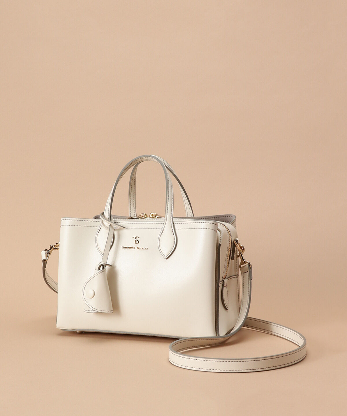 Samantha Thavasa「ウォータプルーフレザー ボックスハンドバッグ 小サイズ」|ハンドバッグ|