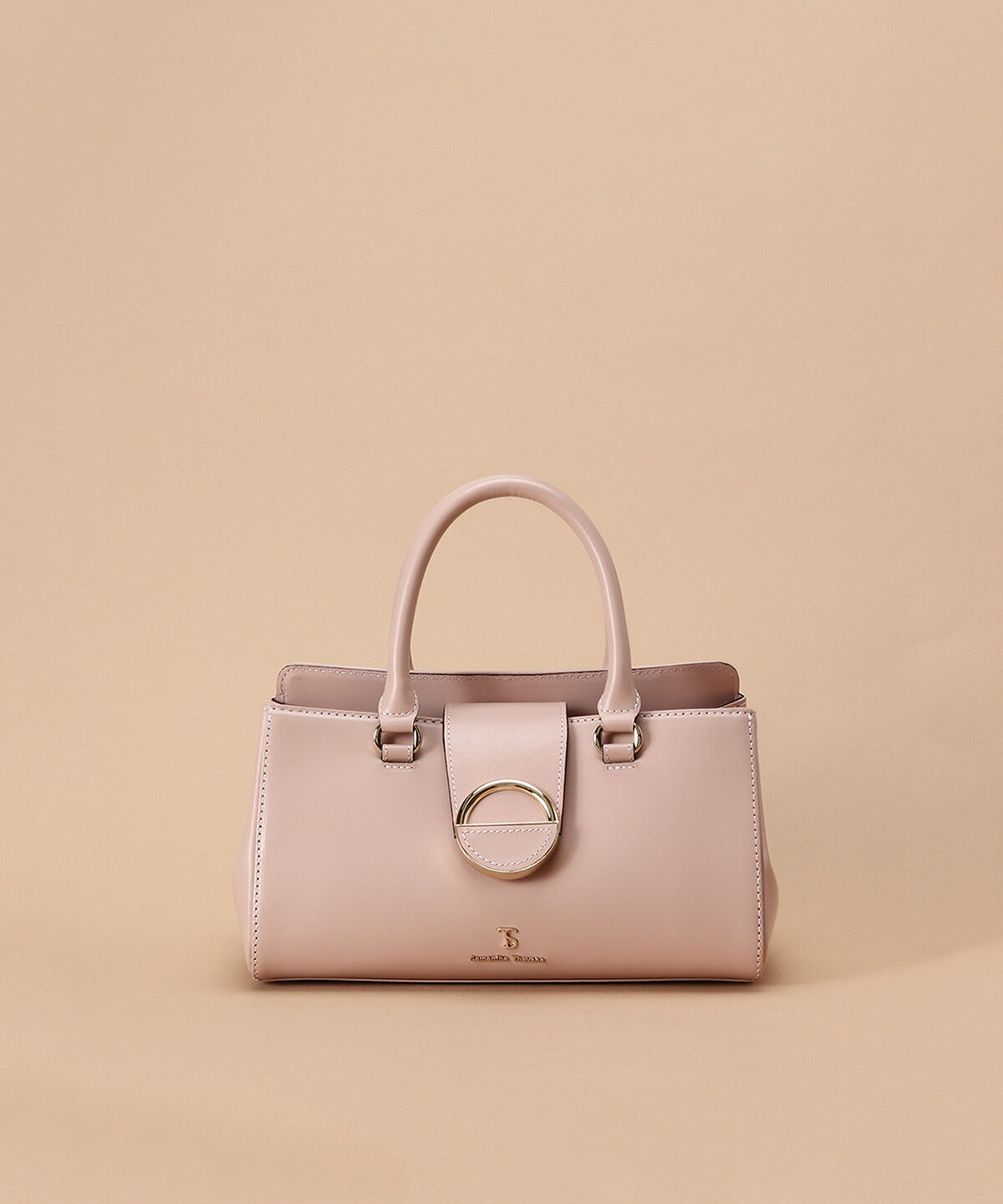 Samantha Thavasa「ベルトモチーフ レザーハンドバッグ」|ハンドバッグ|ﾋﾟﾝｸﾍﾞｰｼﾞｭ