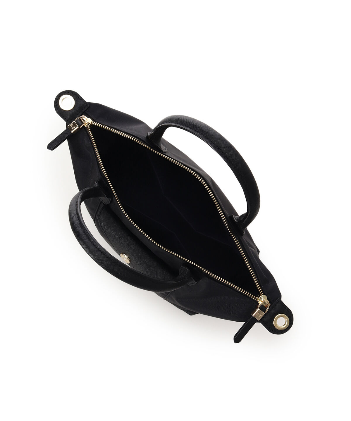 Samantha Thavasa「ナイロン&times;スプリットレザー カジュアルハンドバッグ」|ハンドバッグ|